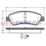 Bosch Peugeot 307 1.6 2000-2007 Ön Fren Balatası