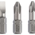 Bosch PH2/PZ2/SL1.0x25 mm 3 Parçalı Extra Hard Serisi Vidalama Ucu Seti