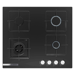 Bosch PNH6C6O12O Wok Gözlü Siyah Ankastre Cam Ocak