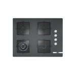 Bosch POH7C9O12O Antrasit Gri 67 cm Siyah Cam Ankastre Ocak