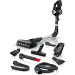 Bosch Premium Dik Süpürge Limitsiz Esneklik, Hijyenik Filtre ve Kartuş Filtreli, Rotationclean, Akıllı Batarya, 10 Yıl Motor Garantili - Luciole Beyaz Lambader Hediye! - Siyah