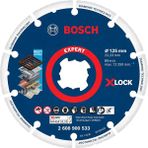 Bosch Professional 1x Expert Diamond Metal Wheel X-Lock Kesme Diski 125 mm (Dökme Demir, Paslanmaz Ç - Renkli
