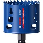 Bosch Professional 1x EXPERT Tough Material Delik Açma Testereleri (Metalli ahşap, Tuğla, Yumuşak döşemeler, Paslanmaz çelik saclar, Plastik, Ø 76 mm, Aksesuar Darbeli Matkap/Vidalama)