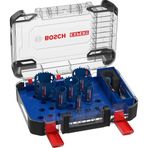 Bosch Professional 1x EXPERT Tough Material Delik Açma Testeresi Setleri (Metalli ahşap, Tuğla, Yumuşak döşemeler, Paslanmaz çelik saclar, Plastik, Ø 22-68 mm, Aksesuar Darbeli Matkap/Vidalama)