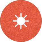 Bosch Professional 25x EXPERT R782 Prisma Seramik Fiber Diskler (Çelik, Paslanmaz çelik saclar, Ø 180 mm, Kum kalınlığı 36, Aksesuar Büyük Avuç Taşlama Makinesi)