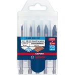 Bosch Professional 5 parça Expert HEX-9 HardCeramic Matkap Ucu Seti (Sert fayanslar, Ø 4-10 mm, Aksesuar Döner Matkap/Vidalamalar)