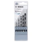 Bosch Professional 5 parçalı PointTeQ altıgen matkap seti (metal için, Ø: 2-6 mm, çalışma uzunluğu: 24-57 mm, toplam uzunluk: 60-98 mm, ¼ inç altıgen şaft, darbeli matkap ve matkap aksesuarı)