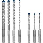 Bosch Professional 7 Parça Expert Sds Plus-7X Kırıcı Delici Delme Uçları (Yumuşak Taş, Sert Taş, Bet