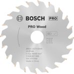 Bosch Professional Daire testere bıçağı, standart ahşap için (ahşap, 85 x 15 x 1,1 mm, 20 diş, akülü daire testere aksesuarı)