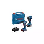 Bosch Professional Gdr 18V-215 + Gsb 185-Li Torklu Vidalama Ve Darbeli Matkap Seti - 06019N2024