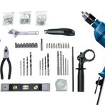 Bosch Professional GSB 600 Darbeli Matkap + 100 parça AC set, Darbeli Matkap