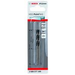 Bosch Professional Matkap Ve Kırıcı Delici Uçları, xd8 3,5 mm Metal Matkap Uçları, Gri, 2 Adet