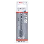 Bosch Professional PointTeQ Gri Altıgen Şaftlı HSS Metal 4.0x83 mm Matkap Ucu