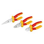 Bosch Professional VDE Pense Seti 3 Parça (1xYan Keski 160mm; 1x Kargaburun 200mm; 1x Pense 180mm)