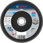 Bosch Profesyonel Yelpaze Taşlama Diski (Avuç Taşlama Makineleri için, Farklı Malzemeler için, Çap 180 mm,
