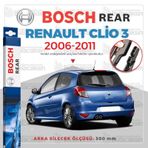 Bosch Rear Renault Clio 3 2006 - 2011 Arka Silecek - H301