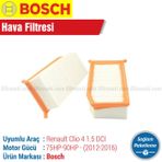 Bosch Renault Clio 4 1.5 DCI 2012 2016 Filtre Bakım Seti