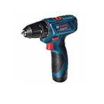 Bosch Şarjlı Vidalama Gsr 120 Li Çift Akülü Mavi