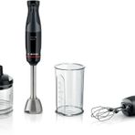 Bosch - Serie 4 El Blenderı ErgoMaster 1000 W Siyah, Antrasit MSM4B624 (SADECE İZMİR İÇİ TESLİMAT)
