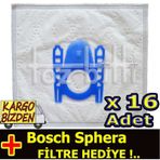 Bosch Sphera Toz 16 Adet Süpürge Torbası