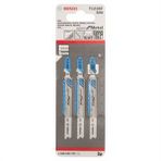 Bosch T121AF 3'lü Paket Dekupaj Testeresi Bıçağı