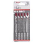 Bosch Temiz Kesim Serisi Pvc İçin T 302 H 5 Li Paket Dekupaj Testeresi Bıçağı