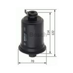 Bosch Toyota Starlet 1.3i 16V 1996-1999 Benzin Filtresi