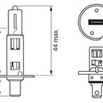Bosch Trucklight 24 V H1 70 W P14.5S H1 Ampul
