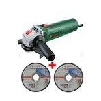 Bosch Universal Grind Avuç Taşlama Makinesi 750 Watt 115Mm Spiral Avuç Içi Taşlama Sipral + 2 Adet Metal Kesme Diski