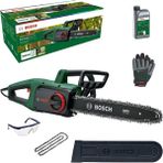 Bosch Universalchain 35 Zincirli Ağaç Kesme Testeresi 1850 W + Yedek Zincir + Koruma Gözlüğü + Zincir Yağı + Eldiven Seti - Elektrikli