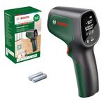 Bosch UniversalTemp kızılötesi termometre (-30°C...+500°C, kolay ve hassas ölçüm, 3 önceden tanımlanmış malzeme grubu, kartonda)
