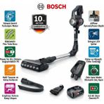 Bosch Unlimited 7 Şarjlı Dikey Süpürge Siyah: Flex Tube Bükülebilir Boru, 10 Yıl Motor Garantili Turbospin Motor, LED Işıklı Başlık, 3000MAH Batarya, Otomatik Zemin Algılama, Yüksek Emiş Gücü