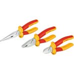 Bosch Vde Kombine Pense Seti 3 Parça - 1600A02NG0(Mavi Kutu)