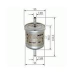 Bosch Volkswagen Polo 1.4 1998-2001 Benzin Filtresi