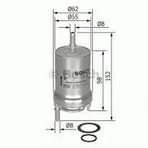 Bosch Volkswagen Polo 1.4 2001-2005 Benzin Filtresi