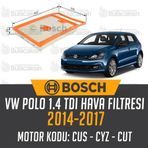 Bosch Volkswagen Polo 1.4 TDI 2014-2017 Hava Filtresi