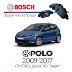 Bosch Volkswagen Polo 6R1-6C1 2009 - 2017 Ön Fren Balata Takımı