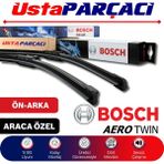 Bosch Vw Golf 6 2009-2012 Aerotwin-Rear Ön Arka Silecek Takımı A979S A282H