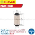 Bosch VW Jetta 1.9 TDI Mazot Filtresi