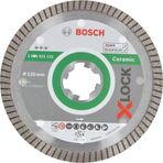Bosch X-LOCK 125 mm Best Serisi Seramik İçin Extra Temiz Kesim Turbo Segman Elmas Kesme Diski