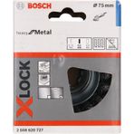 Bosch X-LOCK 75x0.5 mm Heavy Serisi Metal İçin Burgulu Tel Fırça