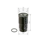 BOSCH Yakit Filtresi Dizel Toyota Corolla E12 1.4 D 04-07, Yedek Parça