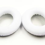Bose QuietComfort 35/35II (QC35/QC35II) Kulaklıklar, Protein Deri ve Bellek Ses Yalıtım Köpüğü ile Uyumlu Yedek Kulak Pedleri, Artan Kalınlık (Beyaz)