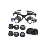 Bosile Gözlük Modeli 10X 15X 20X 25X Lens,2Led Işıklı,Büyüteç