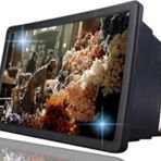 Bosile Telefon Ekran Büyüteci Görüntü Büyütme Geniş Ekran Video Ekran Büyütücü 3D Hd Standlı