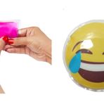 Bosphorus Homi GÜLEN EMOJİ ŞEKİLLİ CEP SOBASI EL ISITICI,SICAK SU TORBASI PVC 9cm