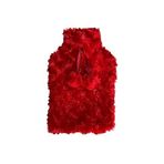 Bosphorus Homi Sıcak Su Torbası Kırmızı Renkli,Ponponlu Termofor 26x17x2cm 1 Litre