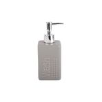 Bosphorus Seramik Sıvı Sabunluk Gri 7X7X17Cm 300Ml
