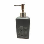 Bosphorus Seramik Sıvı Sabunluk Koyu Bej 7x7x17 Cm 300 Ml 968168-001a