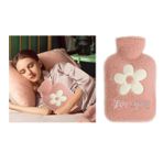 Bosphorus SICAK SU TORBASI PELUŞ PAPATYA DESENLİ PEMBE21x13,5x2cm 500 ml